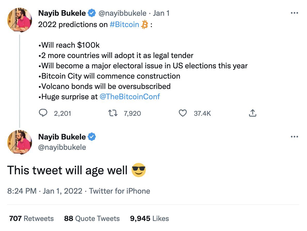 antoasb's tweet photo. Estamos a mes y medio de terminar el año y visto lo visto, estas predicciones no se cumplirán. 

A ver si borra el tuit 😬 https://t.co/EwSWybTkyZ