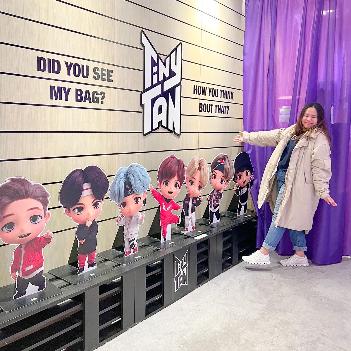 kkyoonmin's tweet photo. Visited the BTS Toronto pop up store today with my mom who is also an army 🤭 ans did a lil damage 😂 https://t.co/HAqVwdVubK