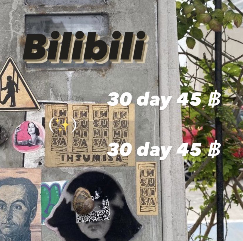 Bilibili VIP ❕

30 day — จอละ 45 ฿

 สั่งซื้อ/สอบถาม dm หรือ ไลน์แอด มาเลยได้ค้าบ 🛖
#หารbilibili #bilibiliหาร #bilibilivip  
#bilibiliหารราคาถูก #bilibiliราคาถูก 
#bilibili #หารbilibiliราคาถูก #หารbilibilivip