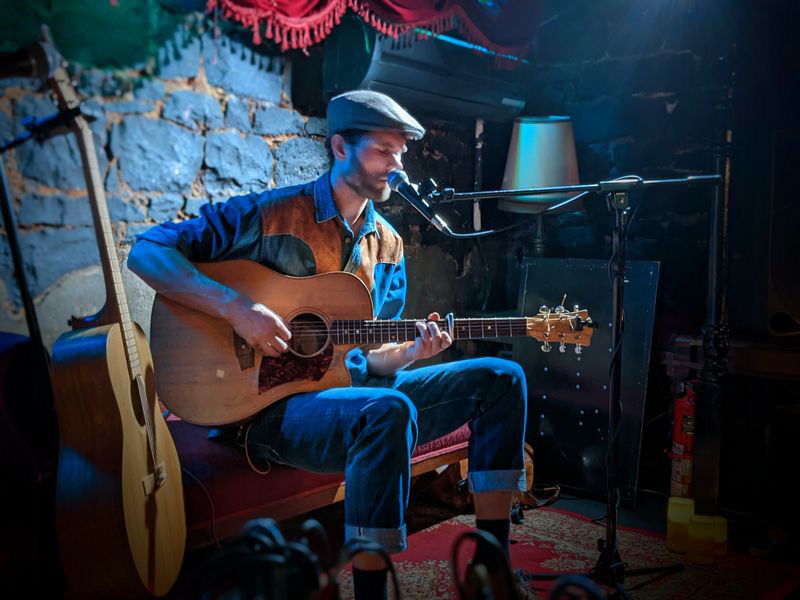 A shot from my recent Secret Show for email subscribers for the launch of "Rigged Games" at Caz Reitops "Dirty Secrets".  It was magical!