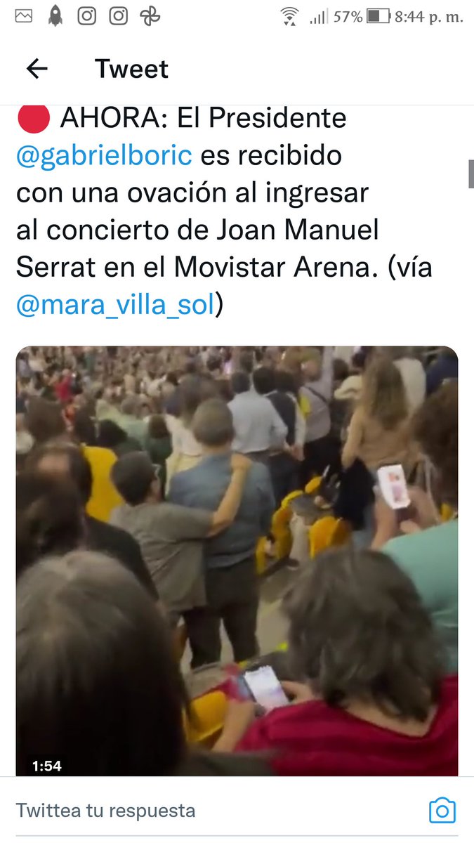 Ximenam27207536's tweet photo. Dia soñado, me voy a acostar muy contenta despues de estos dos momentos  💪💪 Fin de semana hermoso. 🇨🇱 #FinalCopaChile #MagallanesCampeon @gabrielboric.. A descansar ... https://t.co/nkVftubI1S