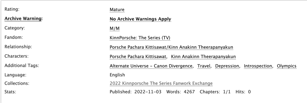 kptsfanexchange's tweet photo. #kptsfanexchange Day 4 "traveling through life" for androktasia(Kinn/Porsche, MA, word count: 3914, Fic) Link: https://t.co/XGbiG6TO8Y https://t.co/wHa3MXR1Bo