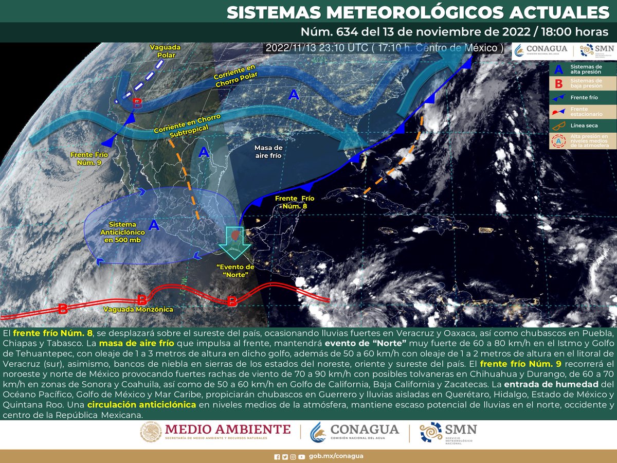 conagua_clima's tweet photo. En https://t.co/R8Yan9e9Pd puedes conocer qué fenómenos #Meteorológicos se encuentran en nuestro país, así como los efectos que provocan en territorio nacional https://t.co/TQijwFDRLu