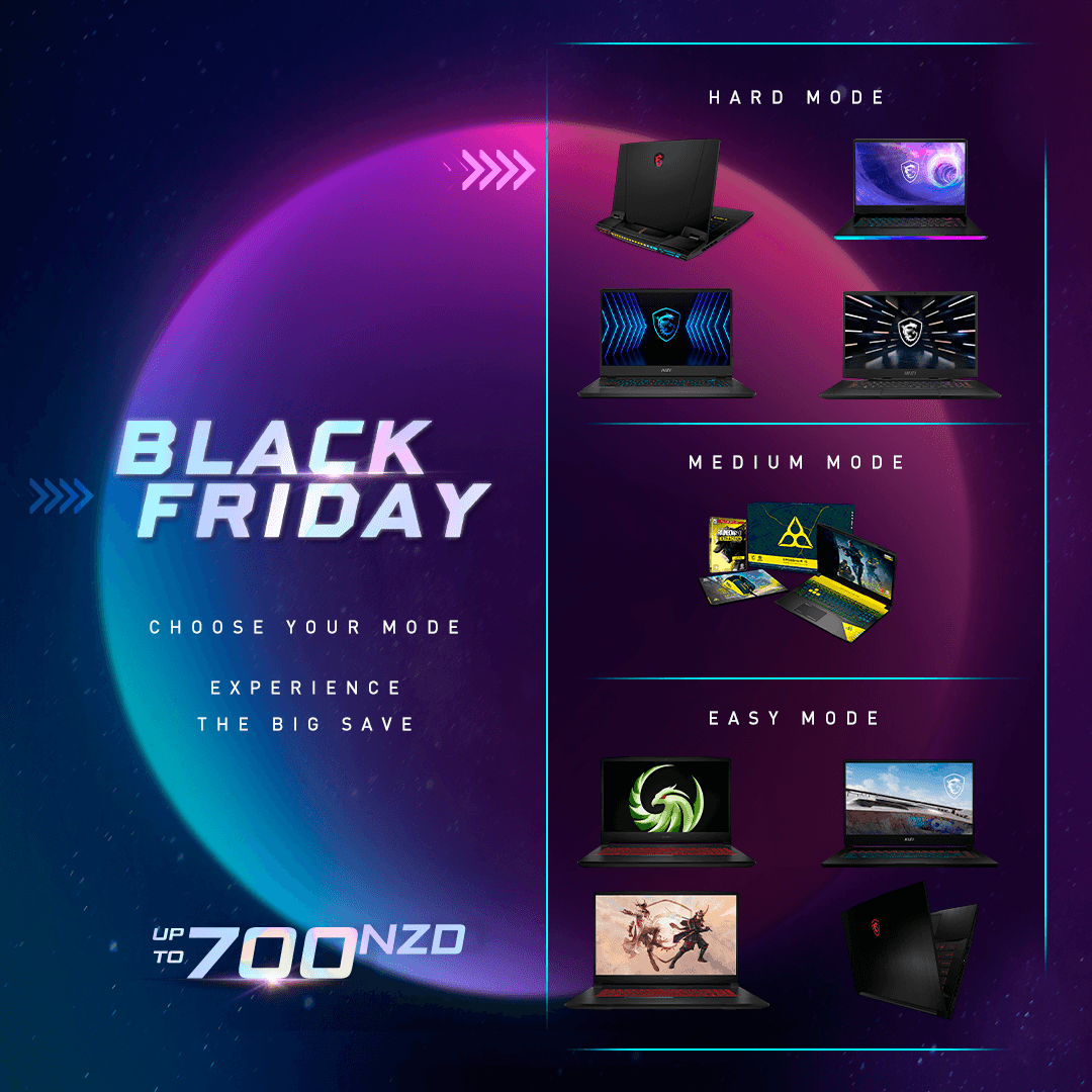 📢 𝐓𝐡𝐞 𝐖𝐚𝐫𝐦 𝐔𝐏! 𝐁𝐥𝐚𝐜𝐤 𝐅𝐫𝐢𝐝𝐚𝐲 𝐂𝐨𝐦𝐞 𝐄𝐚𝐫𝐥𝐲🔥

𝐂𝐡𝐞𝐜𝐤 𝐦𝐨𝐫𝐞 👇

🇦🇺 msi.gm/AUBlackFriday
🇳🇿 msi.gm/NZBlackFriday

#BlackFriday #msigaming #msiNO1ingaming #iamagamer #gamingsetup #Gameday <a href="/IntelANZ/">Intel ANZ - #14thGen Out Now!</a> <a href="/NvidiaANZ/">NVIDIA ANZ</a>