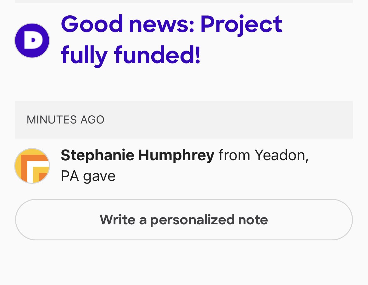 MrsAGreig's tweet photo. Holy moly!! My @DonorsChoose is fully funded!! I am so thankful to everyone who helped bring these items to my students ππ₯° Thank you too my last donor, Stephanie πππ»π₯³ I would tag you I could! #SoAppreciative #ClearTheList #ThankYou https://t.co/nLHfwxFItd