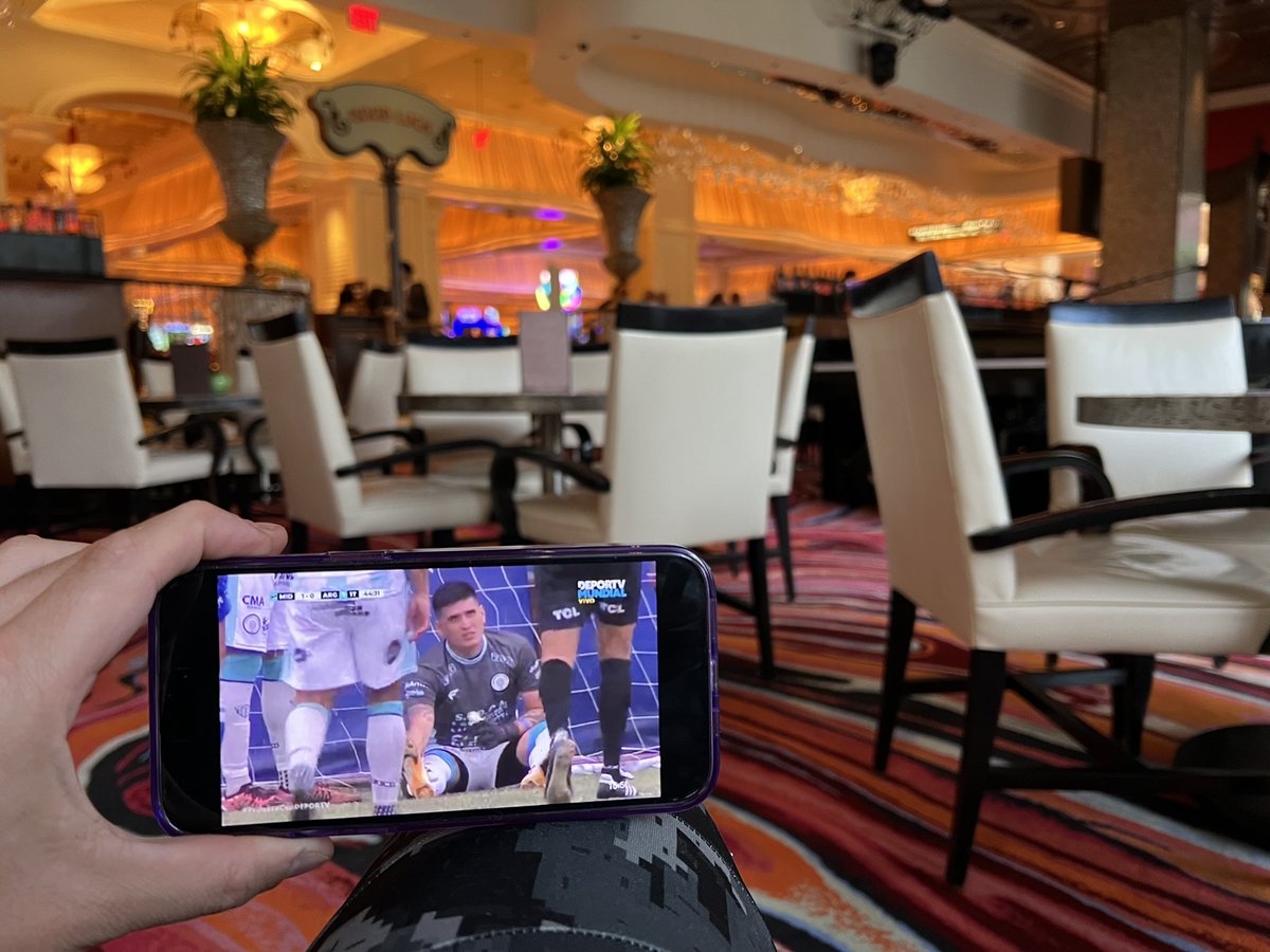 En las Vegas viendo la final de la Primera C 😙👌🏾