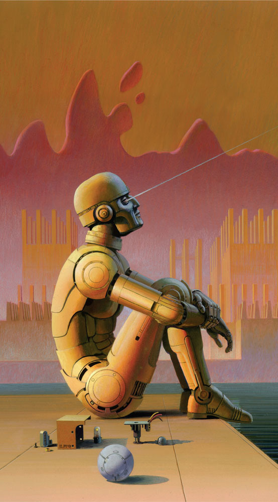 CicloDeTrantor's tweet image. #SueñosDeRobot, de #IsaacAsimov. Recopila cuentos de ciencia ficción escritos por el autor
Muchos son sobre #robots y #supercomputadoras, nos muestra el futuro posible, generalmente con una visión optimista.
Ilustración: portada 1990 por Ralph McQuarrie
#cienciaFicción #Asimov