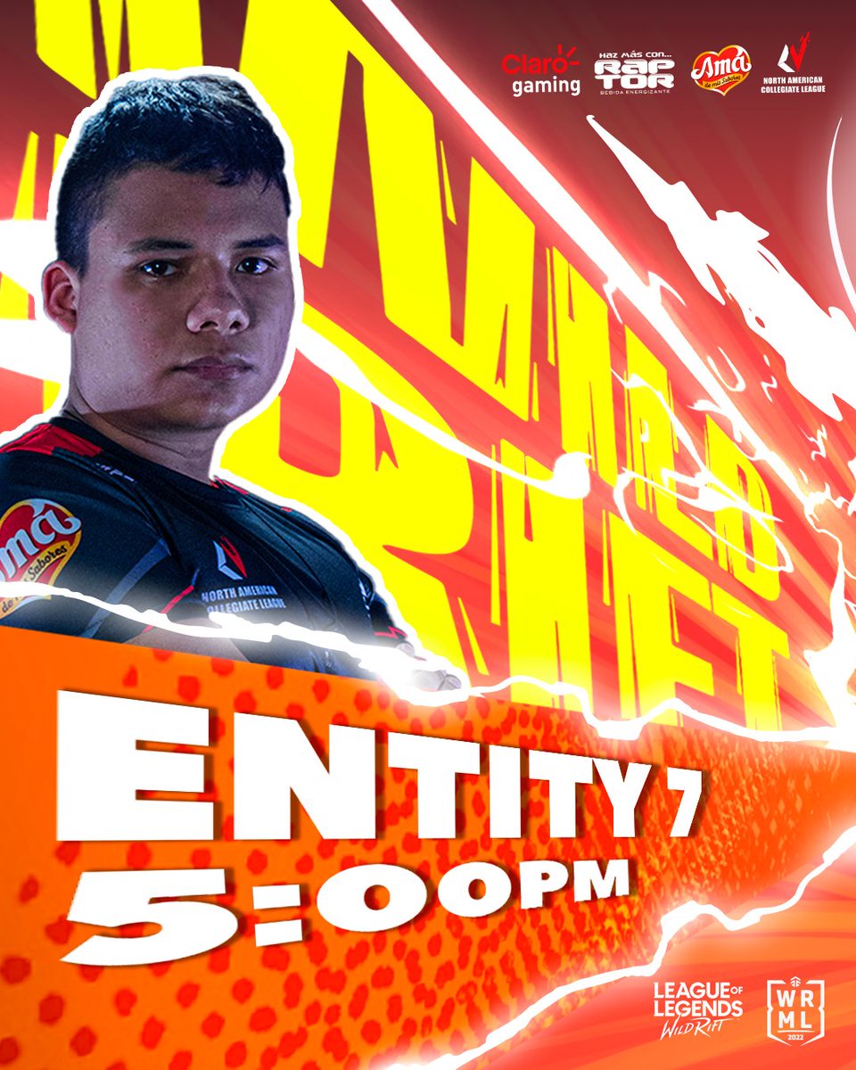 JanusEsports's tweet photo. Hoy nos toca PLAYOFFS en la #MajorLeague 🦁
Pasen a apoyar panas 😎🔥
📺 https://t.co/d3nI0waTKl
🆚 @Entity7gg
🕐 17:00hrs 🇬🇹 🇲🇽
#WILDRIFTLATAM #CLAROGAMING 🇬🇹🇭🇳 #AMÁDEMISSABORES #PLAYLAL #RIOTGAMES https://t.co/BB51WMGxf6