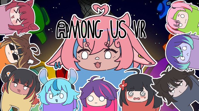 AMONG US VR AT 6PM CST! 10 sussy vtubers are thrown onto a ship.. who's the imposter?
❤️LIVE NOW ON MY
