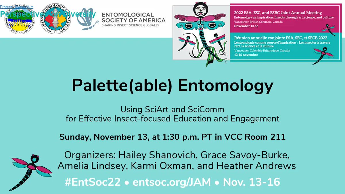 Entomological Society of America (@entsocamerica) on Twitter photo Sunday's next #EntSoc22 Program Symposium explores "Using SciArt and SciComm for Effective Insect-focused Education and Engagement," at 1:30 p.m. PT. Organized by <a href="/Hshanovich/">Hailey Shanovich, PhD</a> @graysentomology @Amelia_Lindsey <a href="/KarmiOxman/">Dr. Karmi Oxman Gross</a>. eventscribe.net/2022/JAM2022/f… Sunday's next #EntSoc22 Program Symposium explores "Using SciArt and SciComm for Effective Insect-focused Education and Engagement," at 1:30 p.m. PT. Organized by <a href="/Hshanovich/">Hailey Shanovich, PhD</a> @graysentomology @Amelia_Lindsey <a href="/KarmiOxman/">Dr. Karmi Oxman Gross</a>. eventscribe.net/2022/JAM2022/f…