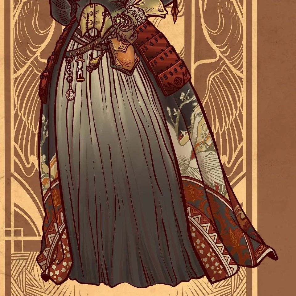 annasteenwriter's tweet photo. Another character from my upcoming novel, Mrs Kijima. The dress is inspired by the stunning @NatsukoCoral
who was kind enough to allow me include her magnificent costume in the story. Stay tuned if you're interested in the book. #everbeatingchronicles #steampunk #スチームパンク https://t.co/Sqw2IDa8Na