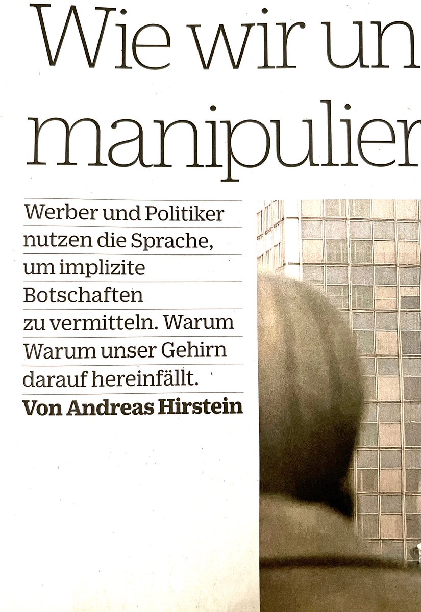 Warum warum ich heute nicht auf die NZZaS hereinfalle.