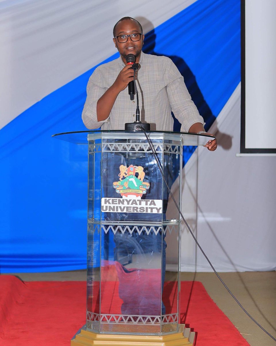 ku_mesa's tweet photo. Our chief guest🤩
Dr.Kosiembei, The Director @YALINetwork and Former Director, Chandaria Innovation and incubation
He’ll be mentoring our members on innovation and design https://t.co/lXFvL4R5lO