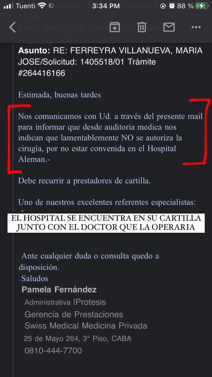 _catavargas's tweet photo. DIFUNDIR🚨 
se le diagnosticó a mi mamá hace 2 sem cáncer de utero de GRADO ALTO a operar URGENTE ya que el tiempo en su situación es VITAL, @SwissMedicalG le DENEGÓ la autorización para la operación que necesita sin razón, necesitamos aprobación para seguir con el tratamiento ‼️ https://t.co/YCfIzqk9DY