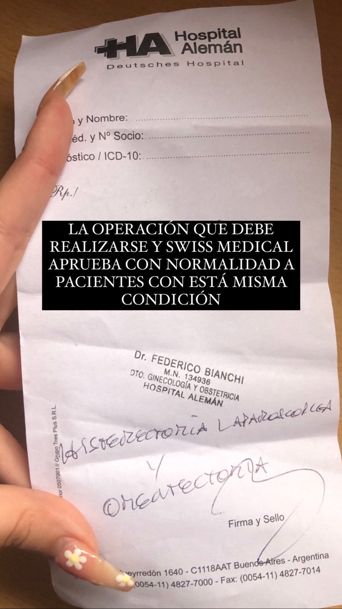 DIFUNDIR🚨 
se le diagnosticó a mi mamá hace 2 sem cáncer de utero de GRADO ALTO a operar URGENTE ya que el tiempo en su situación es VITAL, <a href="/SwissMedicalG/">Swiss Medical</a> le DENEGÓ la autorización para la operación que necesita sin razón, necesitamos aprobación para seguir con el tratamiento ‼️