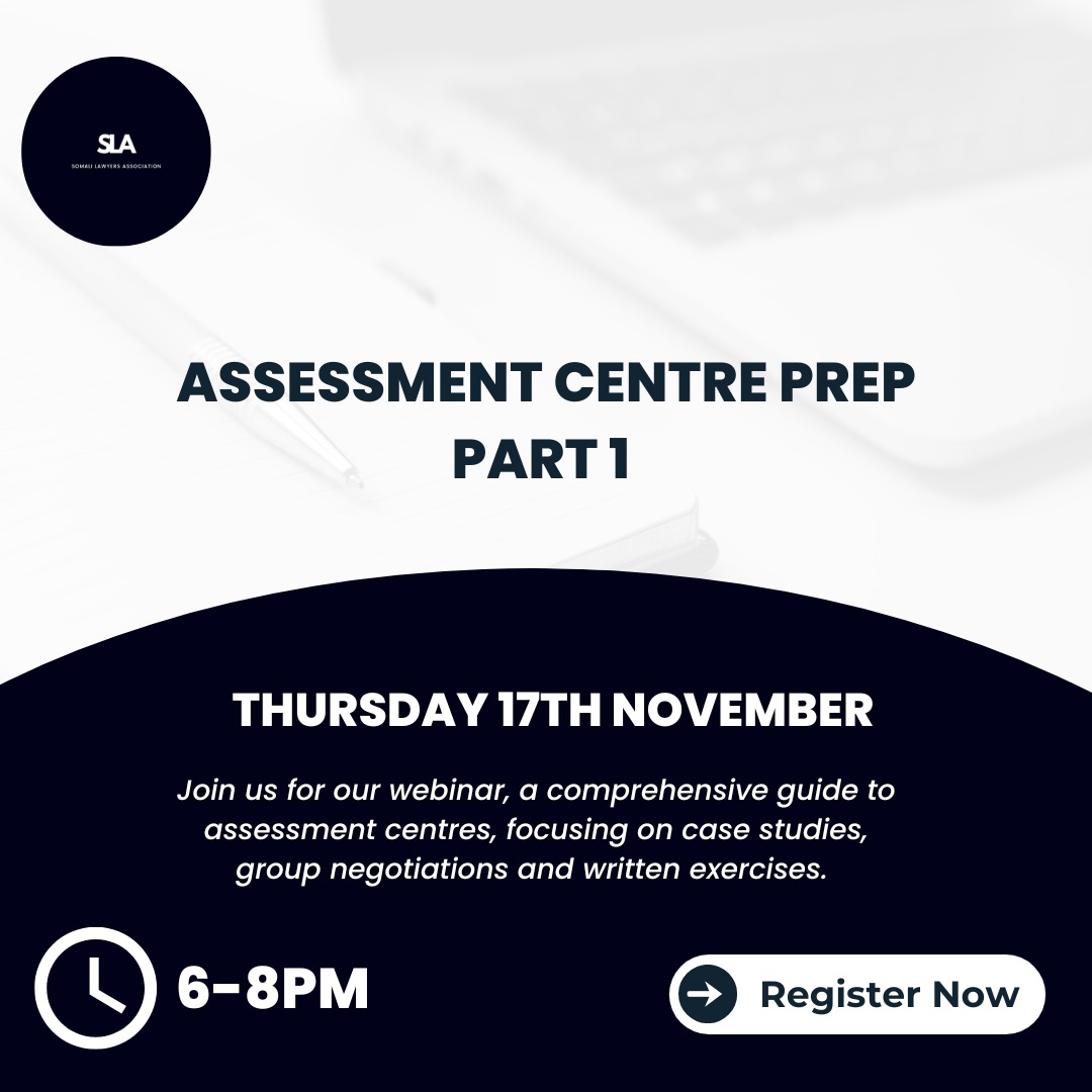 Join us for the first of our Assessment Centre Prep series, where we’ll show you how to approach case studies, group negotiations and written exercises!

Sign up NOW by following this link: eventbrite.com/e/assessment-c…