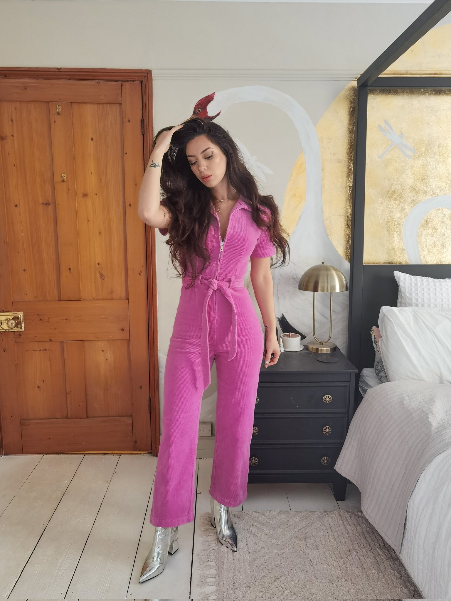 Leanne Lim Walker on X This pink corduroy jumpsuit from Primark though https t b6QQwlGIJP X