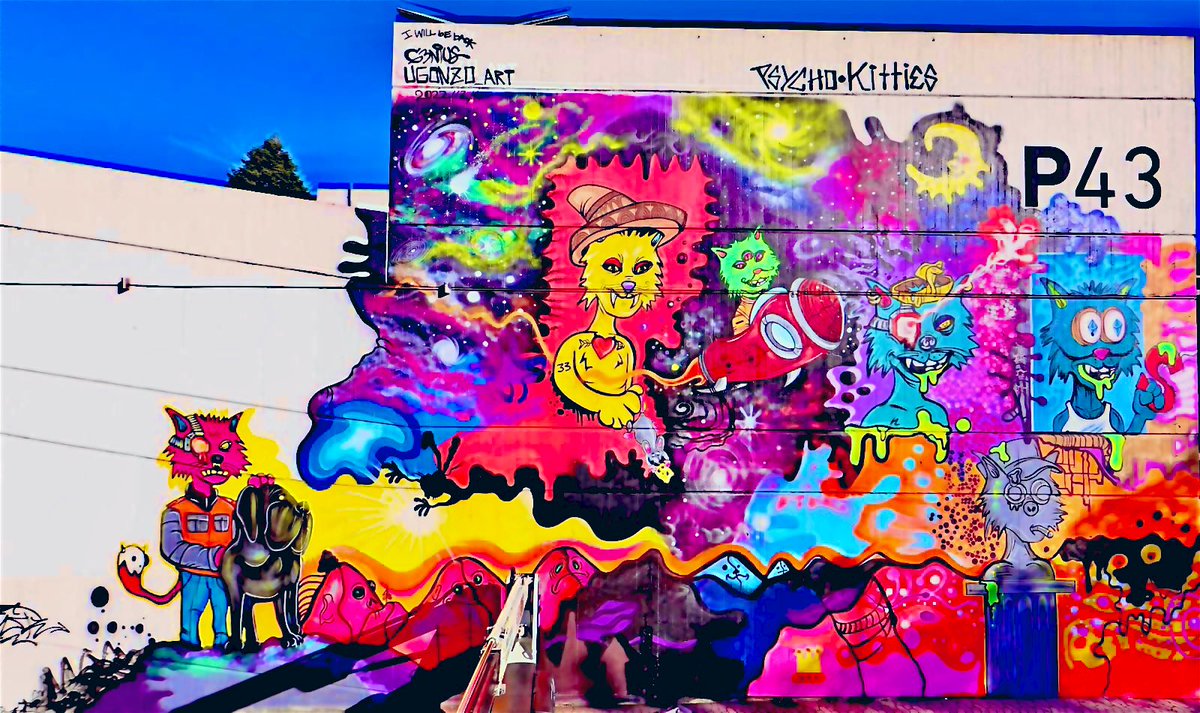 Ugonzo_art's tweet image. Coming in with a positive note I just finished this massive mural for my community! I want to thank these two awesome individuals big shout out to @SnftBig &amp;amp; @LauraLT_NFT 
For bringing this project to life in a little town called Sankt Ingbert 🇩🇪 
@ElRealGenius 🎨
@Ugonzo_art 🌌