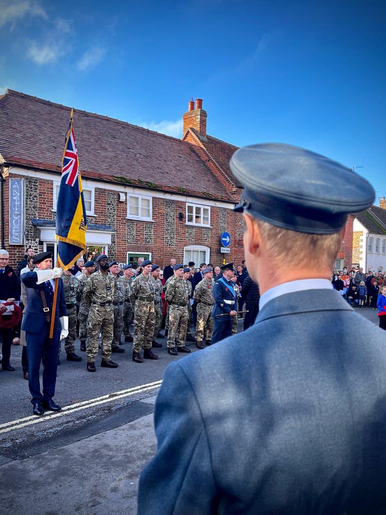 606Sqn's tweet photo. Sqn personnel were on parade today in Watlington, our annual commitment to remembrance. @ComdJHC 
                                                                           We will remember them https://t.co/7XaR8f3OSf