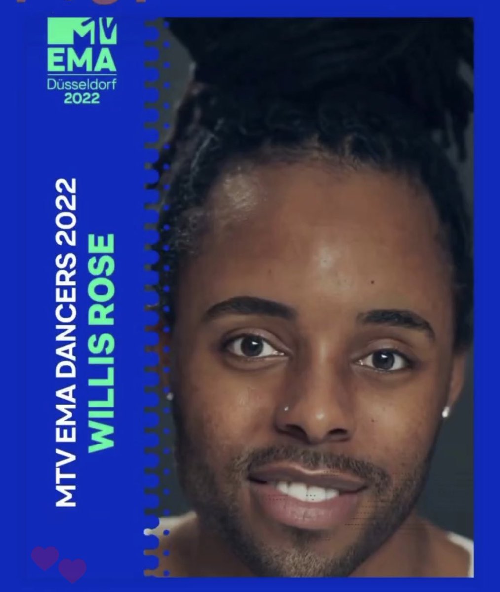 Good luck to our Dance teacher and inspiration <a href="/WillisRose/">Willis Rose</a> dancing tonight on the <a href="/mtvema/">MTV EMA</a> awards show in Dusseldorf Germany.    Catch tonight at 9pm