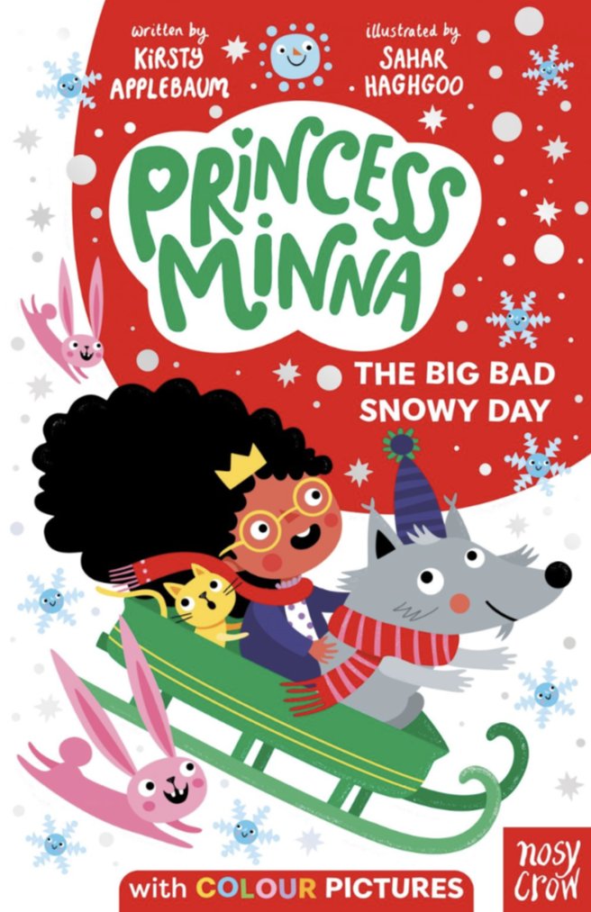 Just read this to my daughter in one sitting this evening. She LOVES this series and was so desperate to read it. The Princess Minna series is a perfect blend of text and colourful pictures for young children! @kirstyapplebaum @SaharHaghgoo @NosyCrow