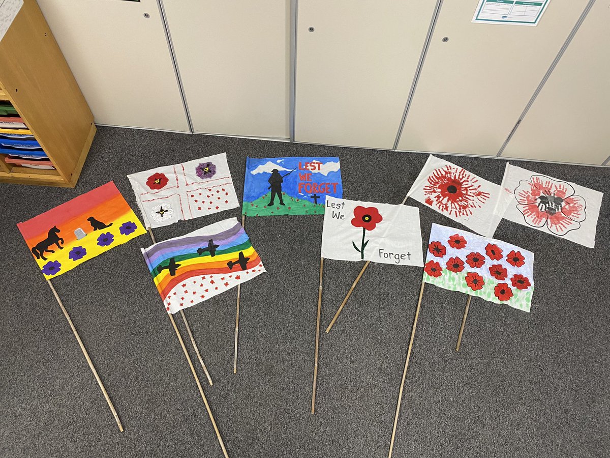 Year 5 produced a superb Remembrance Assembly on Friday and  showcased the beautiful flags produced by each class. On Sunday morning, pupils from Year 5 attended the Remembrance Sunday Service at Holy Trinity. They read their own prayers and laid the school's wreath.#respect
