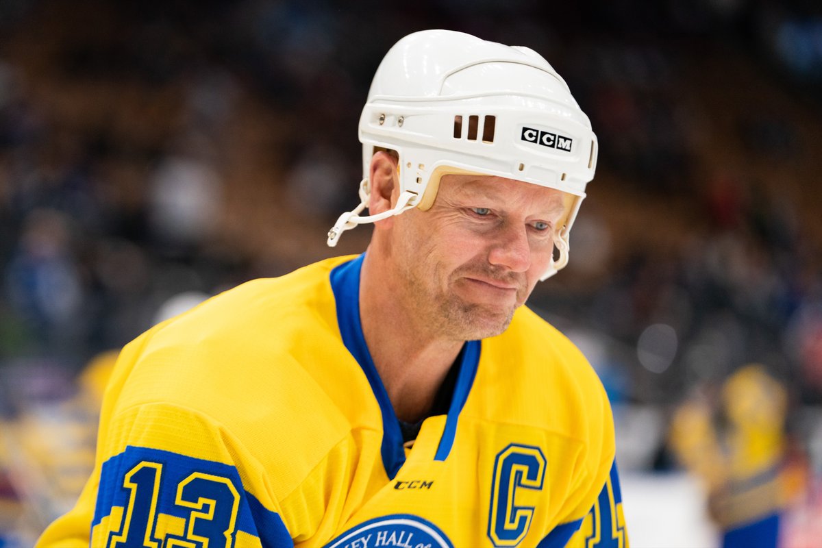 NHL's tweet photo. The @HockeyHallFame's Legends Classic alumni game is underway! #HHOF2022 #HHOF

Game-worn jerseys from the first period will be autographed and are open for bidding via NHL Auctions as part of the 2022 Induction Auction from Nov. 9-15: https://t.co/lgbRmRGXhT https://t.co/DoYuQS9Lu4