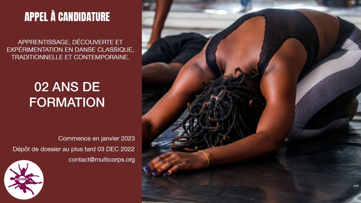 CC_Multicorps's tweet image. APPEL À CANDIDATURE
Apprentissage, découverte et expérimentation en danse classique, traditionnelle et contemporaine.
Cette formation propose une approche unique de la danse, de ses formes, de ses cultures et de ses traditions. 
Lire plus ☞ multicorps.org/evenements/