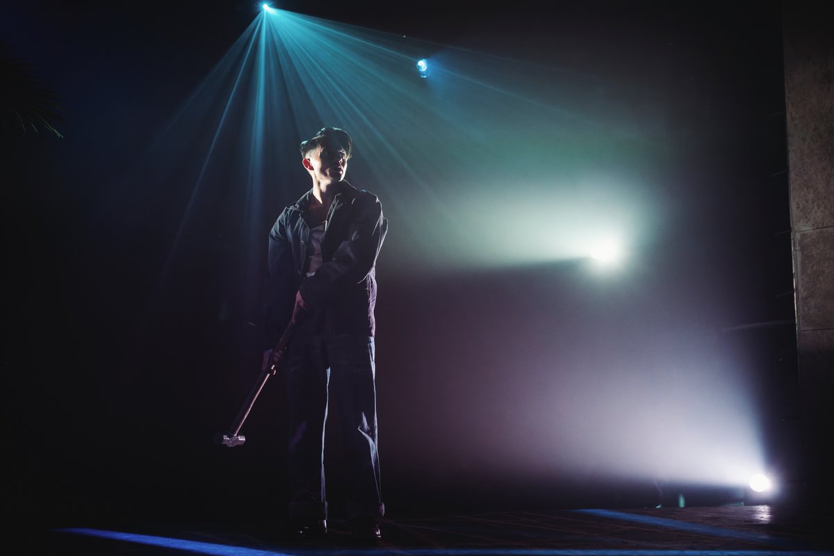 adamkingld's tweet photo. I've had an amazing experience during the last few weeks lighting the talented company of @FHTEMusicalUK.  Running at the Charing Cross Theatre til December 17th, go check it out if you can.

📸- Alex Brenner https://t.co/6DzcJ7yCL8