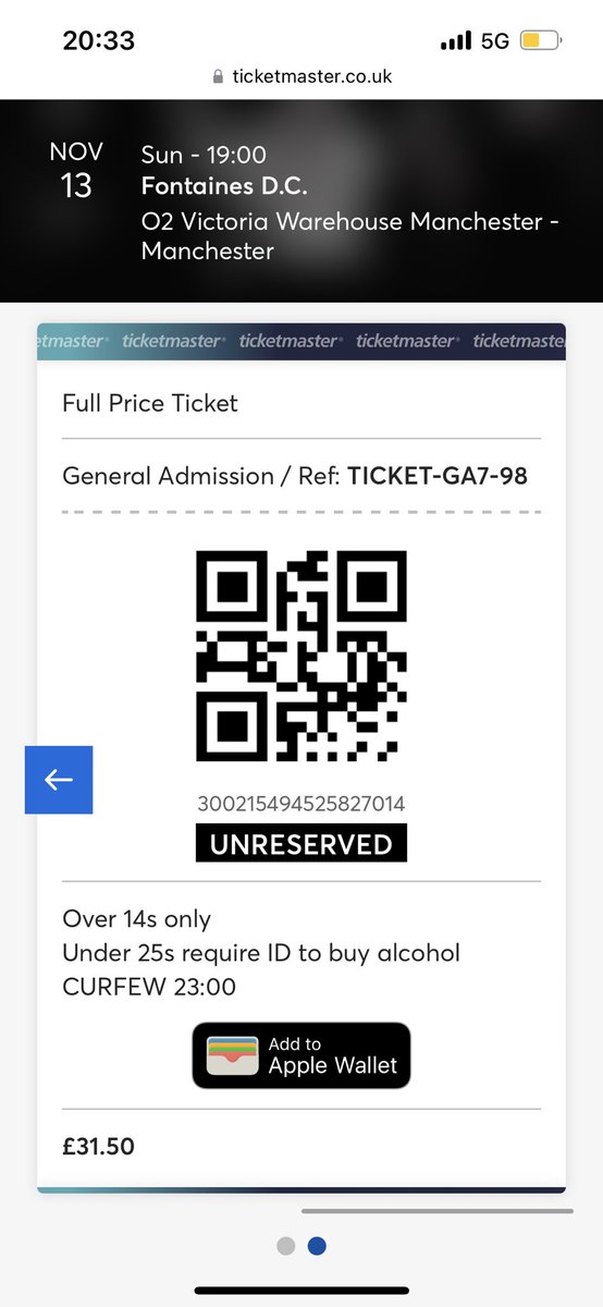 livgrady_'s tweet photo. Free ticket to fontaines dc @fontainesdublin please take it!! https://t.co/JHLGmIX6Mg