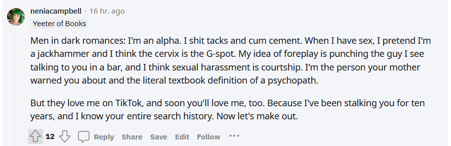 I've discovered the joy of shitposting on Reddit