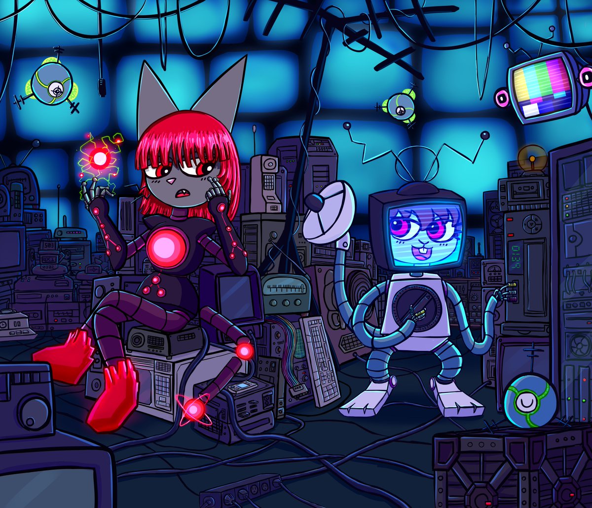 "Okay, this is getting seriously boring. When do I get a real mission, anyway?" 😾📺