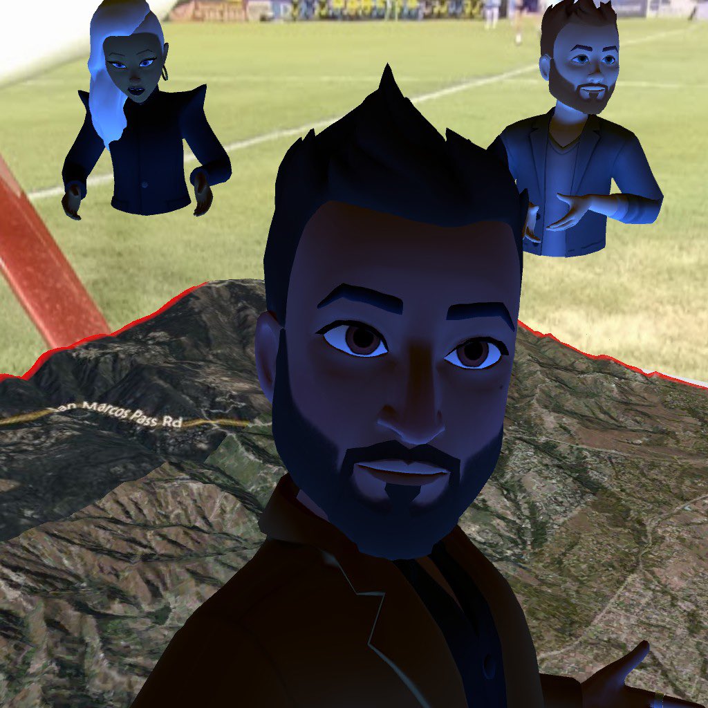 ebraun14's tweet photo. @wooorldXR is awesome! 1st time in, started at my local football stad., visited La Sagrada Familia,then popped into a public room and was shown around a Cali trail system w an ocean view by a local. Now private rooms after update… big potential for classroom use now! #VRARinEDU https://t.co/4y28faj7yW