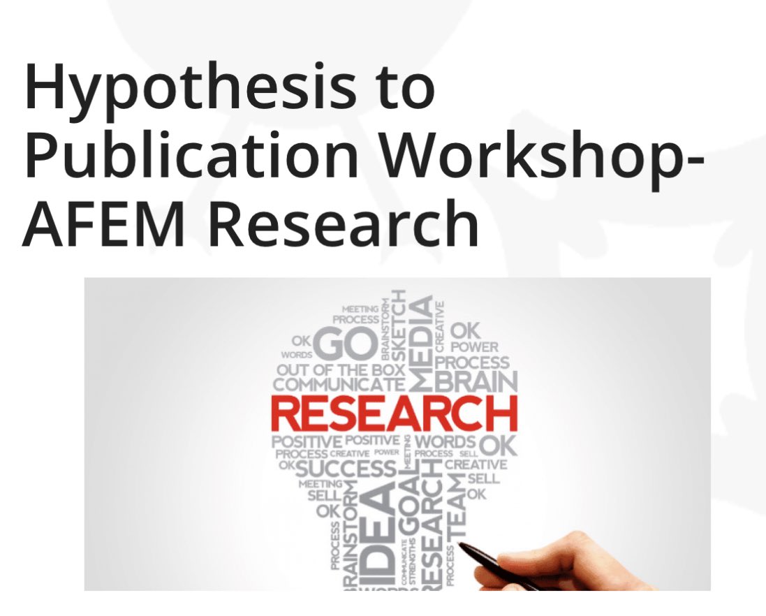 PetraBrysiewicz's tweet photo. Looking forward to presenting at this important workshop tomorrow ⁦@afcem2022⁩ https://t.co/7JjqEKjFof