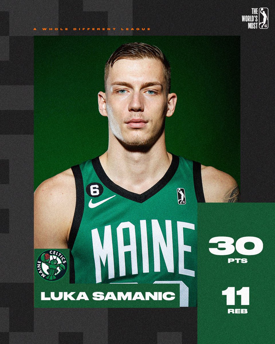 Luka Samanic Named Kia NBA G League Player Of The Month - The NBA G League