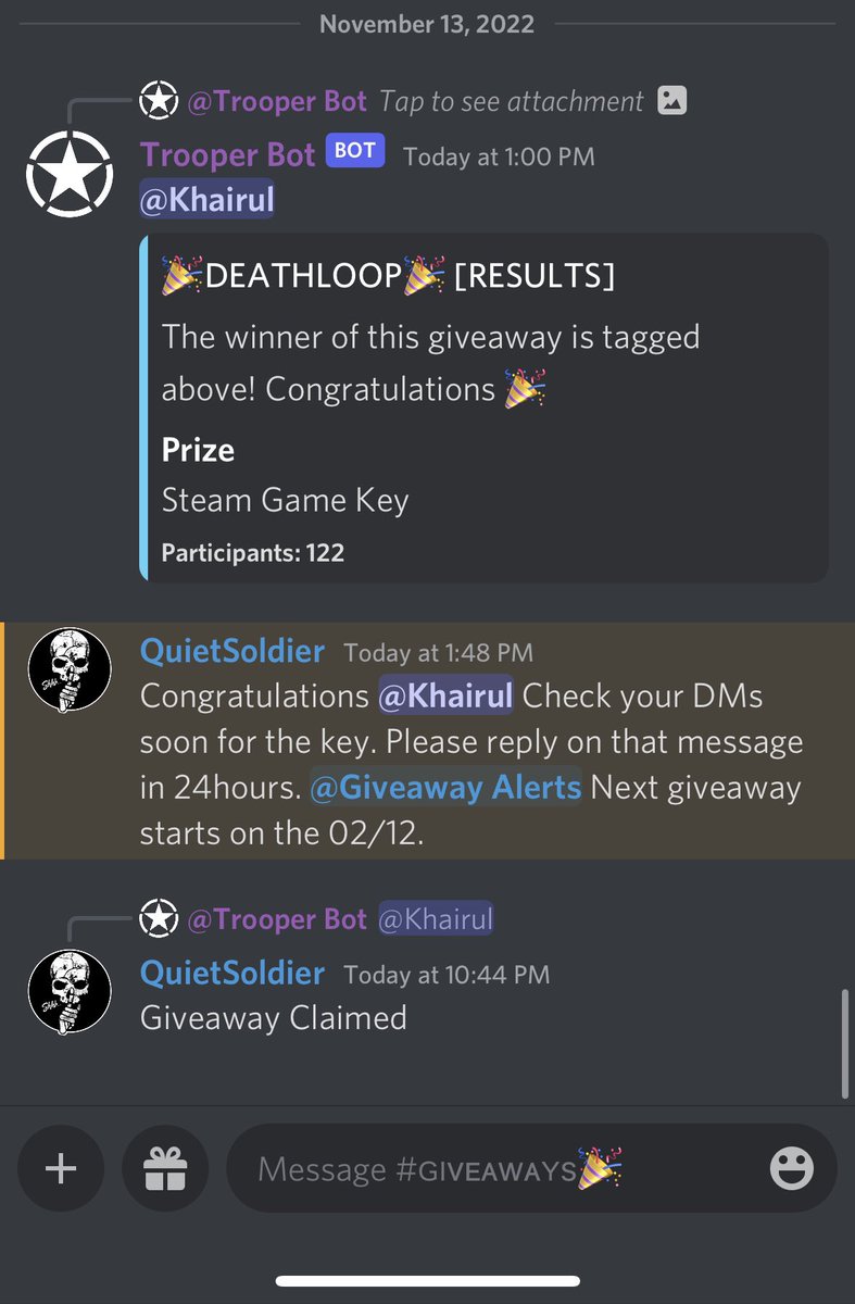 gaming_troops's tweet photo. Congratulations to @ Khairul
Giveaway claimed next giveaway 02/12/2022 https://t.co/pMgJaX0LaS