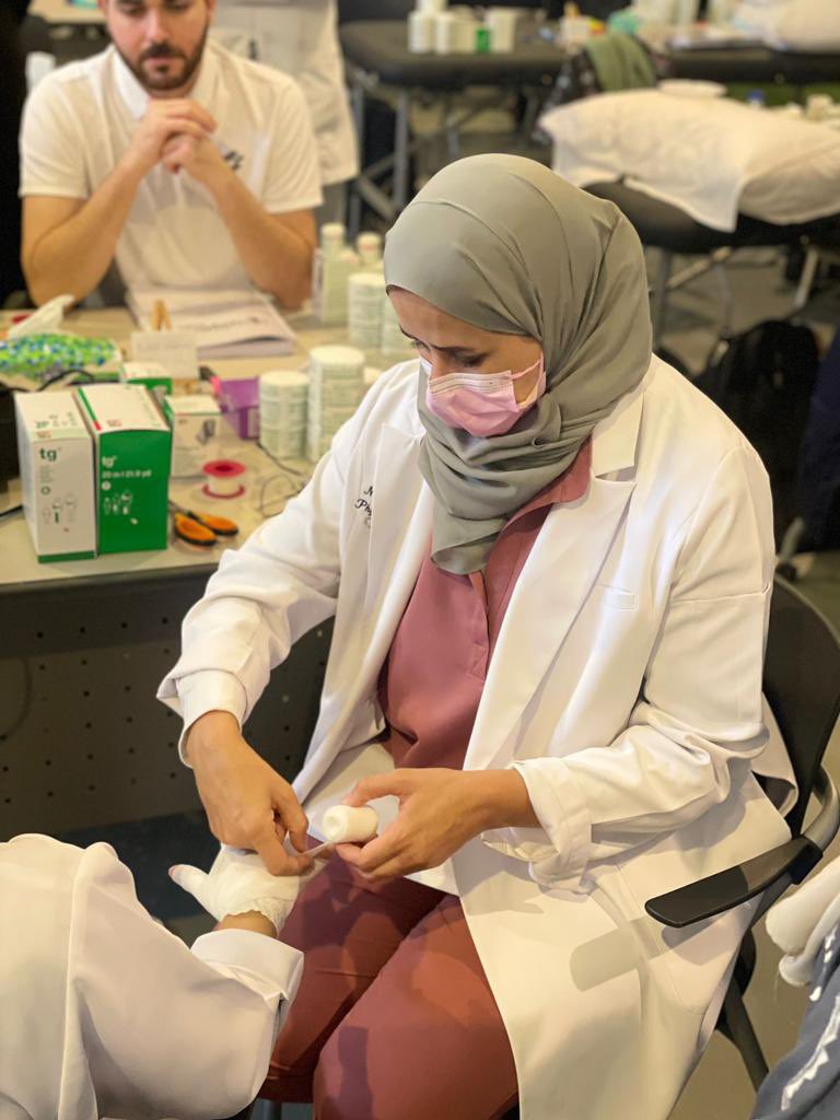 Training4Y's tweet photo. Day 2👏🏽

We’re back to the basics with Physiology🧬… 

And the bandaging practicals has begun with full enjoyment🤩💪🏽 https://t.co/yW4nZt9cwX
