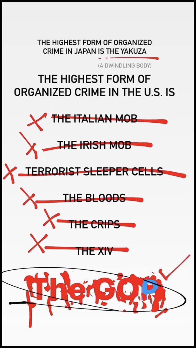 SamHassas's tweet photo. Just 4 fathers decided, “the plan is to fill the country with guns. And thats how we defend our $lavery-machine, regardless”

There’s never been a democracy, Rachel. Not here, or anywhere. Only hints throughout humanities search for what connects us

(yes, they answer to someone) https://t.co/j0Ab8rv1E4