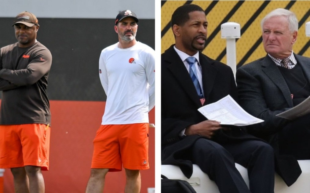 bshan_16's tweet photo. "Hey Kevin, we're getting fired."
"Hey Jimmy, we suck."
#Browns #FireJoeWoods #Stefanski https://t.co/fYKhiCfIOQ