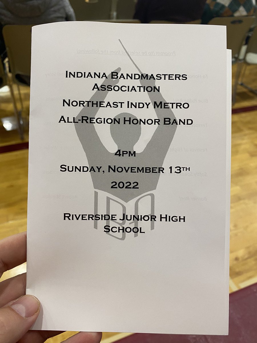 Principal_CRM's tweet photo. Excited to watch the 11 @CreeksideMS band students who were selected to participate in the Northeast Indy Metro All-Region Honors Band! How many wildcats can you find?! https://t.co/BffUdXcsyv