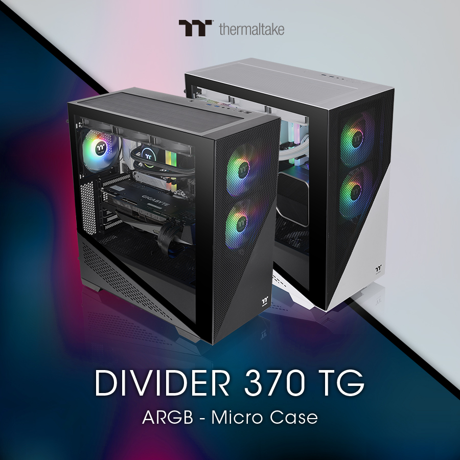 thermalatino's tweet photo. ยฟYa conoces los nuevos integrantes de la serie Divider?ย
Divider 370 TG ARGB Mid Tower Chassis: https://t.co/TOK1W3xnmL
Divider 170 TG ARGB Micro Chassis: https://t.co/yZwJD8lcsW
#Thermaltake #Divider170 #Divider370 #chassis #GamingChassis https://t.co/qyxdfosWD2