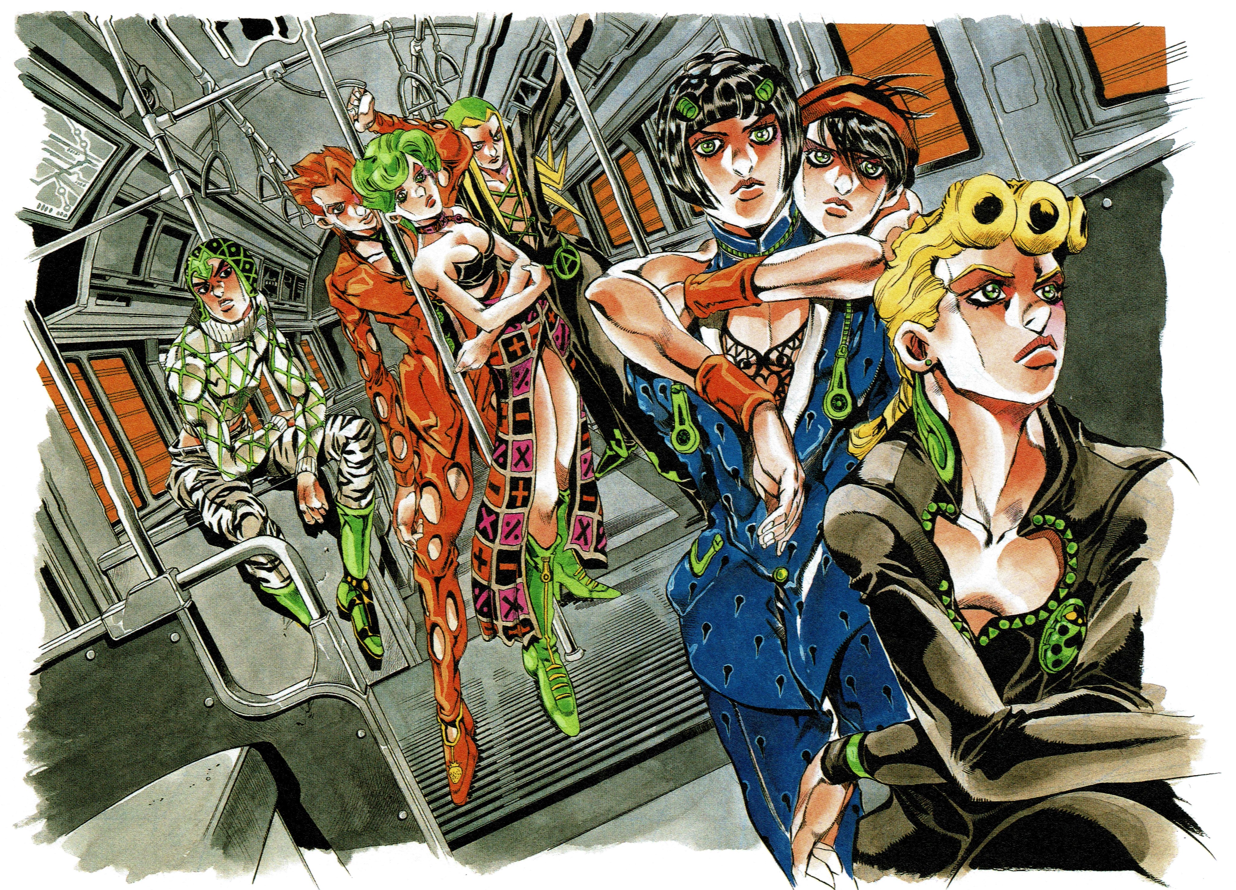 Jojo Vento Aureo обложки