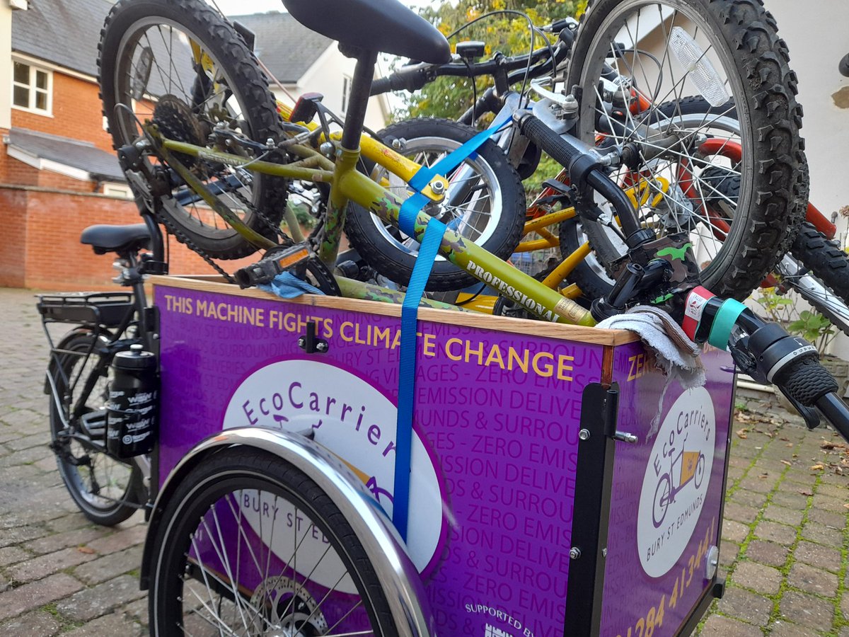 ecocarriersbse's tweet image. Today we collected some more bikes we can lend to families who want to get cycling. The #BikeTrain #BikeLibrary is growing!