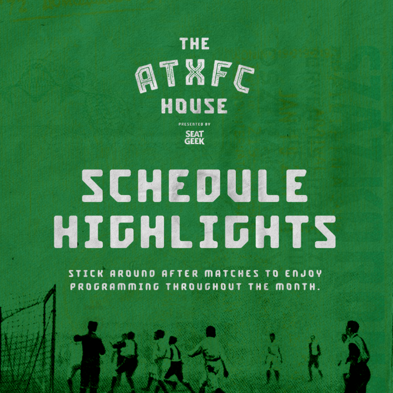 AustinFC's tweet photo. One week out. ⚽️ 
 
Join us at the ATXFC House, pres. by @SeatGeek, to experience the World’s game and celebrate all things soccer in Austin!