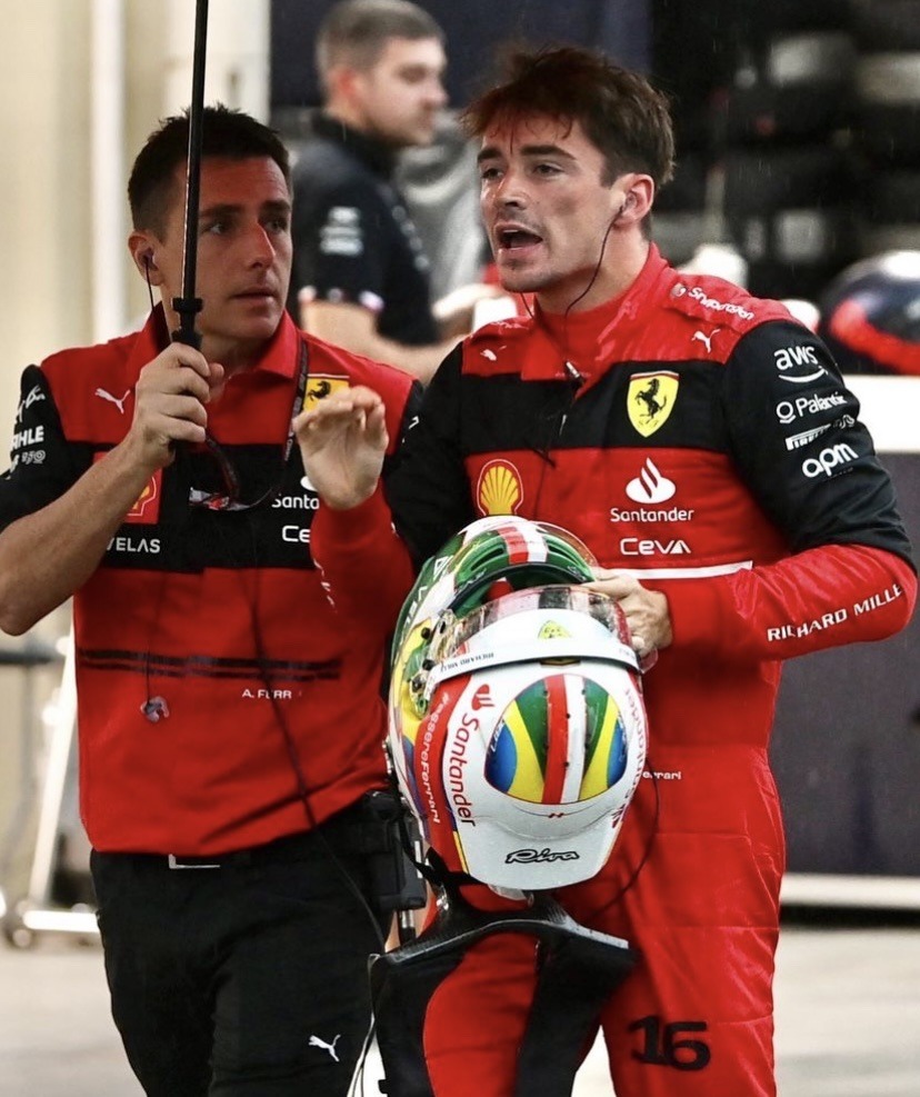 leclercsletters's tweet image. charles fully entered his reputation era this weekend