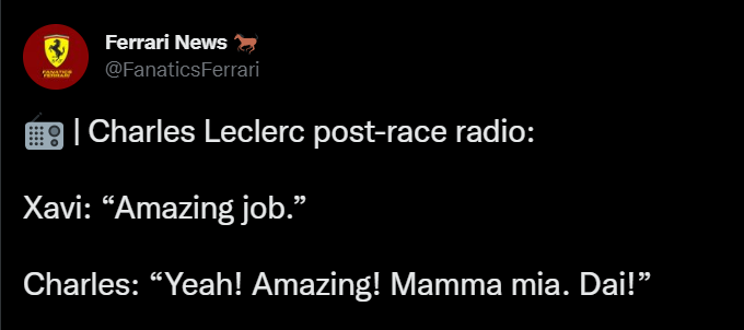 leclercsletters's tweet image. charles fully entered his reputation era this weekend