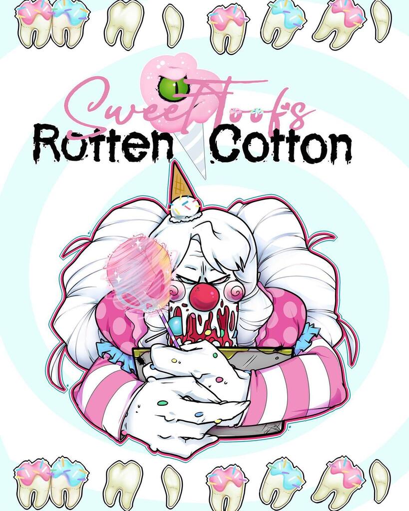 MonsterCafeON's tweet photo. #sweettoofsrottencotton #monstercafe #ldnont #gourmetcottoncandy #horrorfood #scarysnack https://t.co/Mq30FVA9Tu