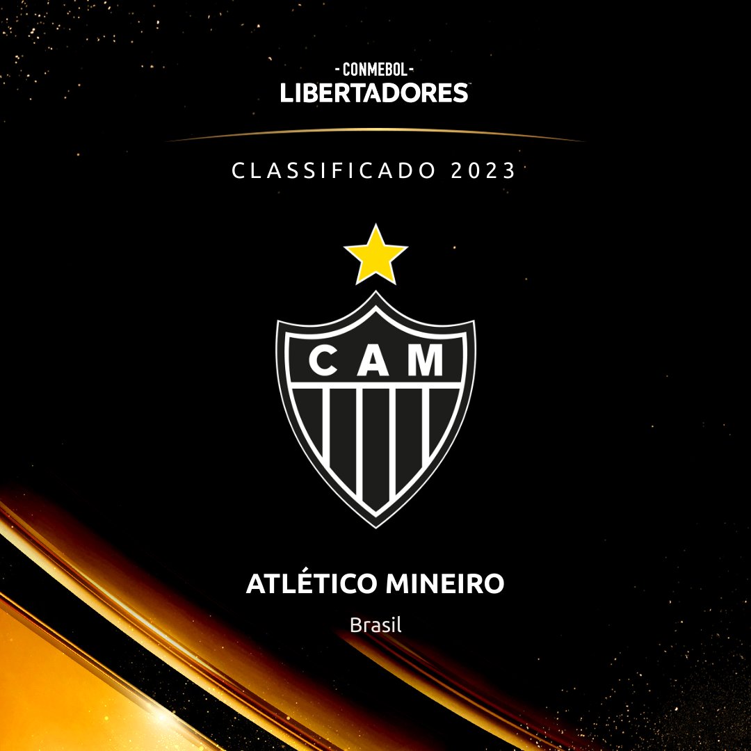 LibertadoresBR's tweet photo. 👋🏼🇧🇷 Olá, Galo! O @Atletico estará na CONMEBOL #Libertadores 2023 e chegará a 1️⃣3️⃣ participações na Copa.

#GloriaEterna https://t.co/oIl2VcpBHB