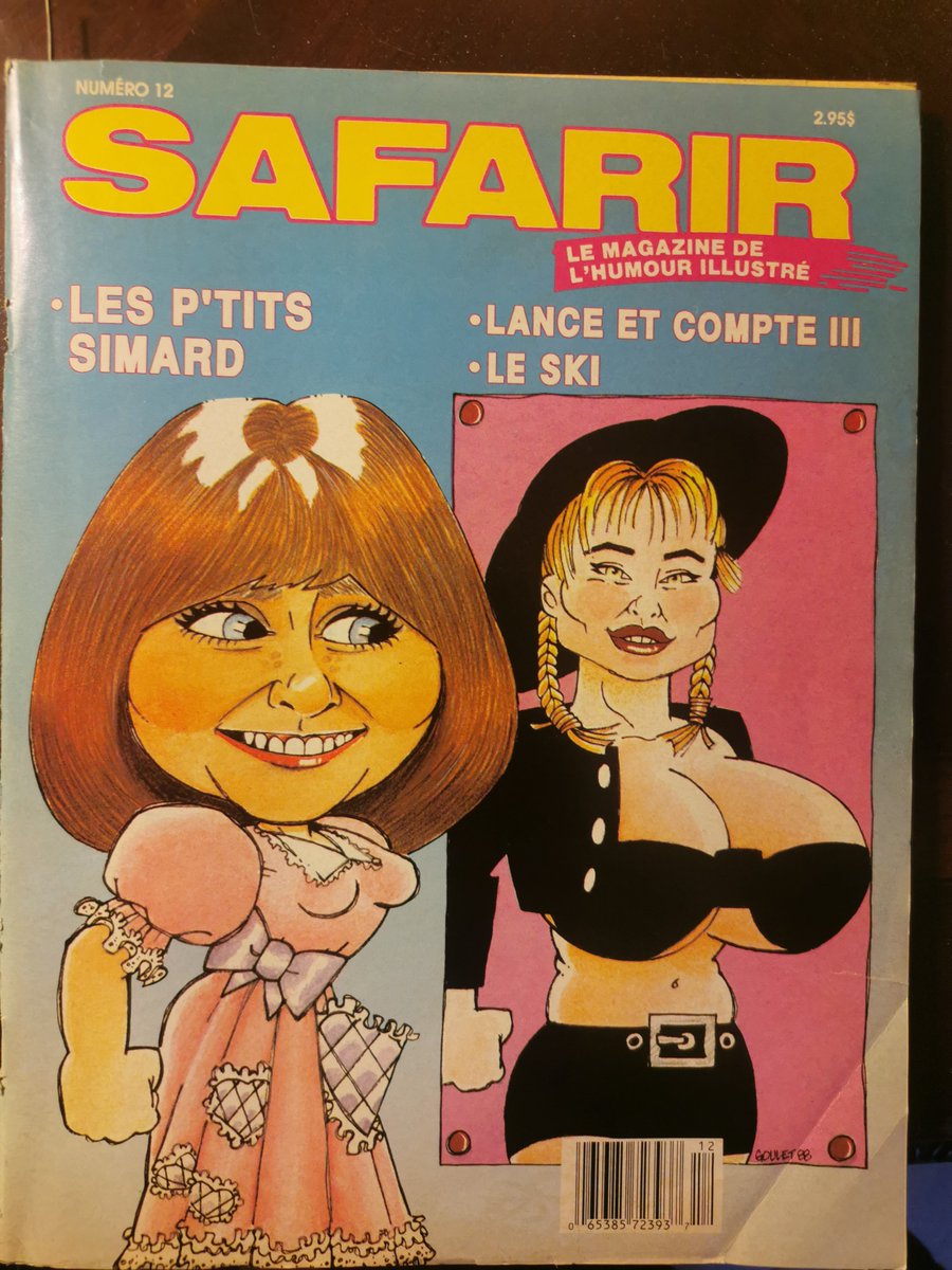 Sylbolduc's tweet photo. En 1988 le célèbre Claude  Legault était scripteur dans le magazine Safarir. 

Safarir, un magazine que j'ai fondé l'année précédente. 2 ans après le mag  est monté au statu de 3 eme mensuel le plus vendu au Québec. https://t.co/65eWTnWEQC