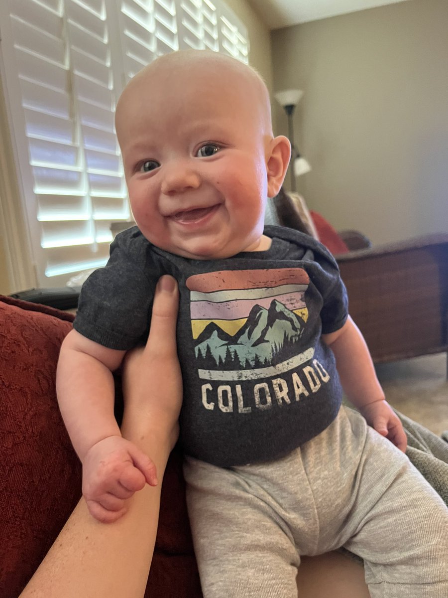 meganshae16's tweet photo. Pretending this is his Husker outfit! All smiles for @Huskervball #B1GBlockParty #B1GVball #HuskerVball #GBR https://t.co/El59zmo8WB